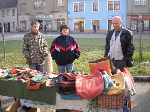 Také jsme prodávali v Soběslavi.